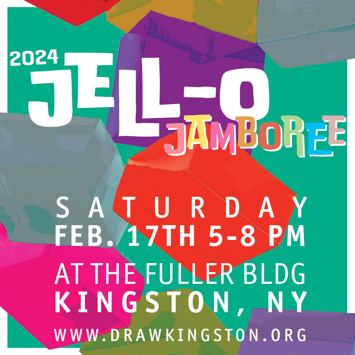 2024 Jell O Jamboree MKAD The Midtown Kingston Arts District   DRAW Jello Jamboree Event Logo 2024 